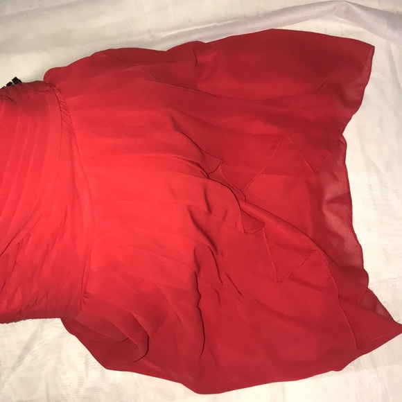 For Your Special Day Red Sleeveless tie back Dress - Picture 5 of 5